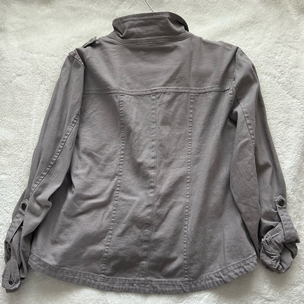 Gray Utility Jacket - Picture 6 of 6